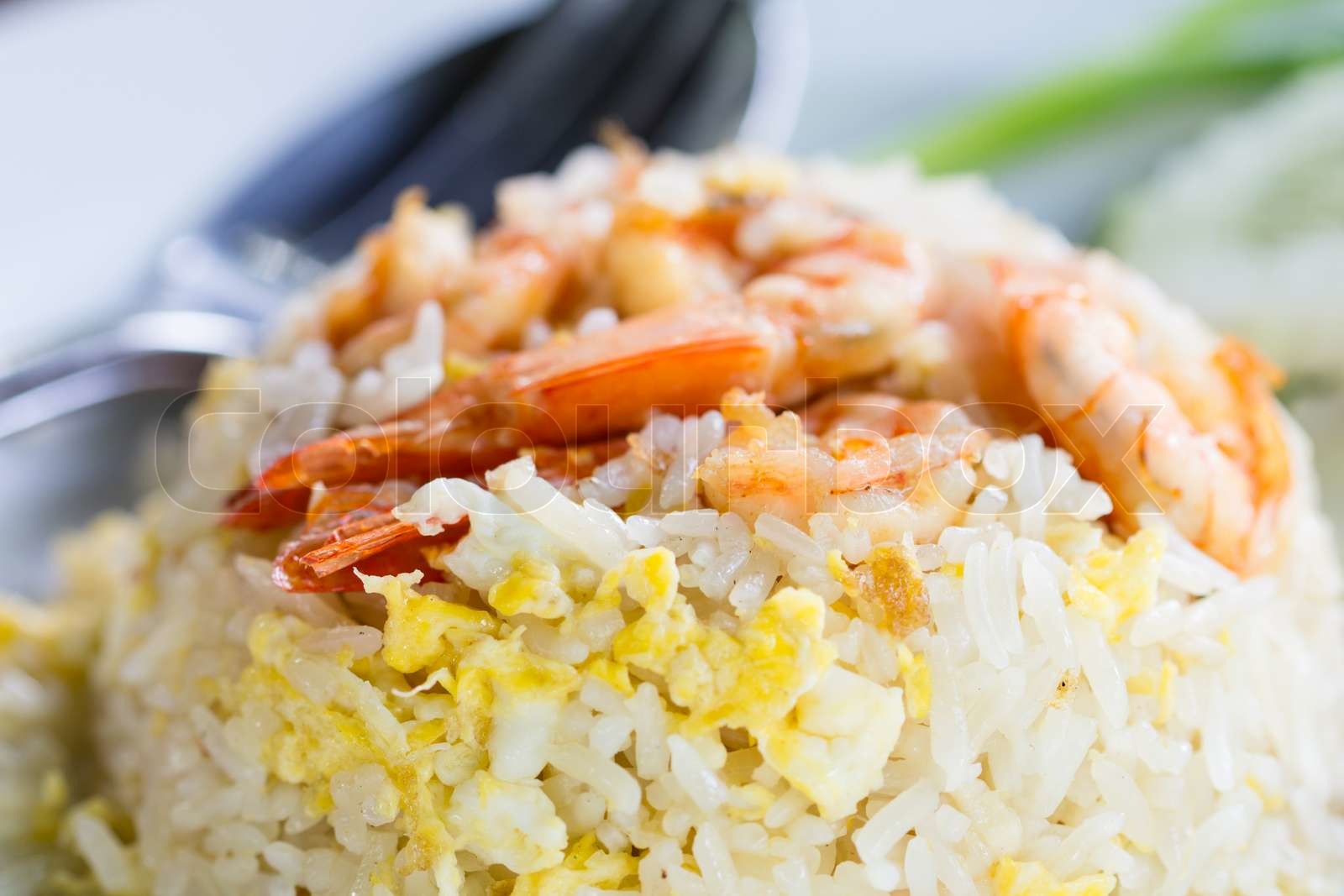 gebratener Reis Stock Bild Colourbox