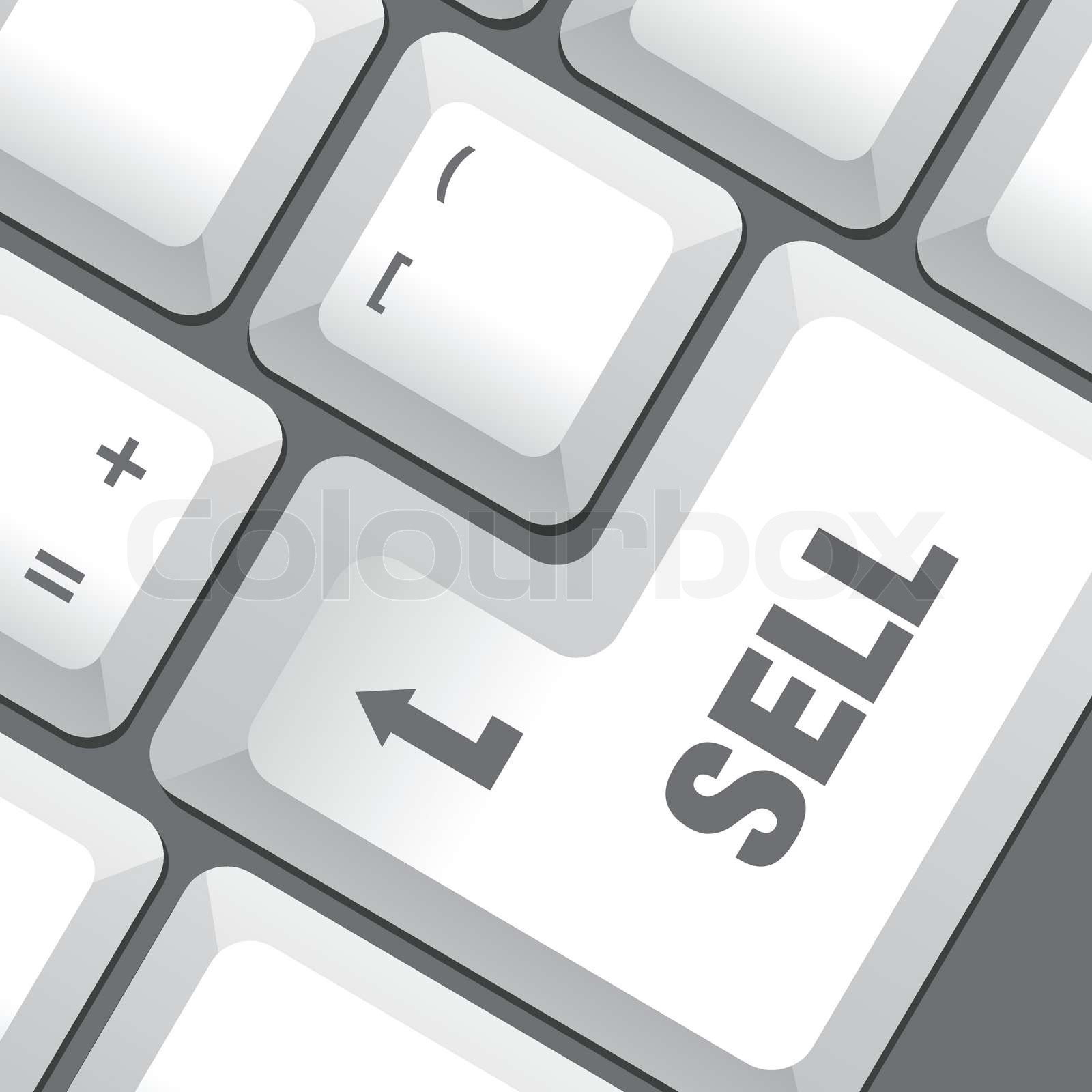 White Computer Keyboard Camera Symbol. Vector Illustration. – BUVCJ