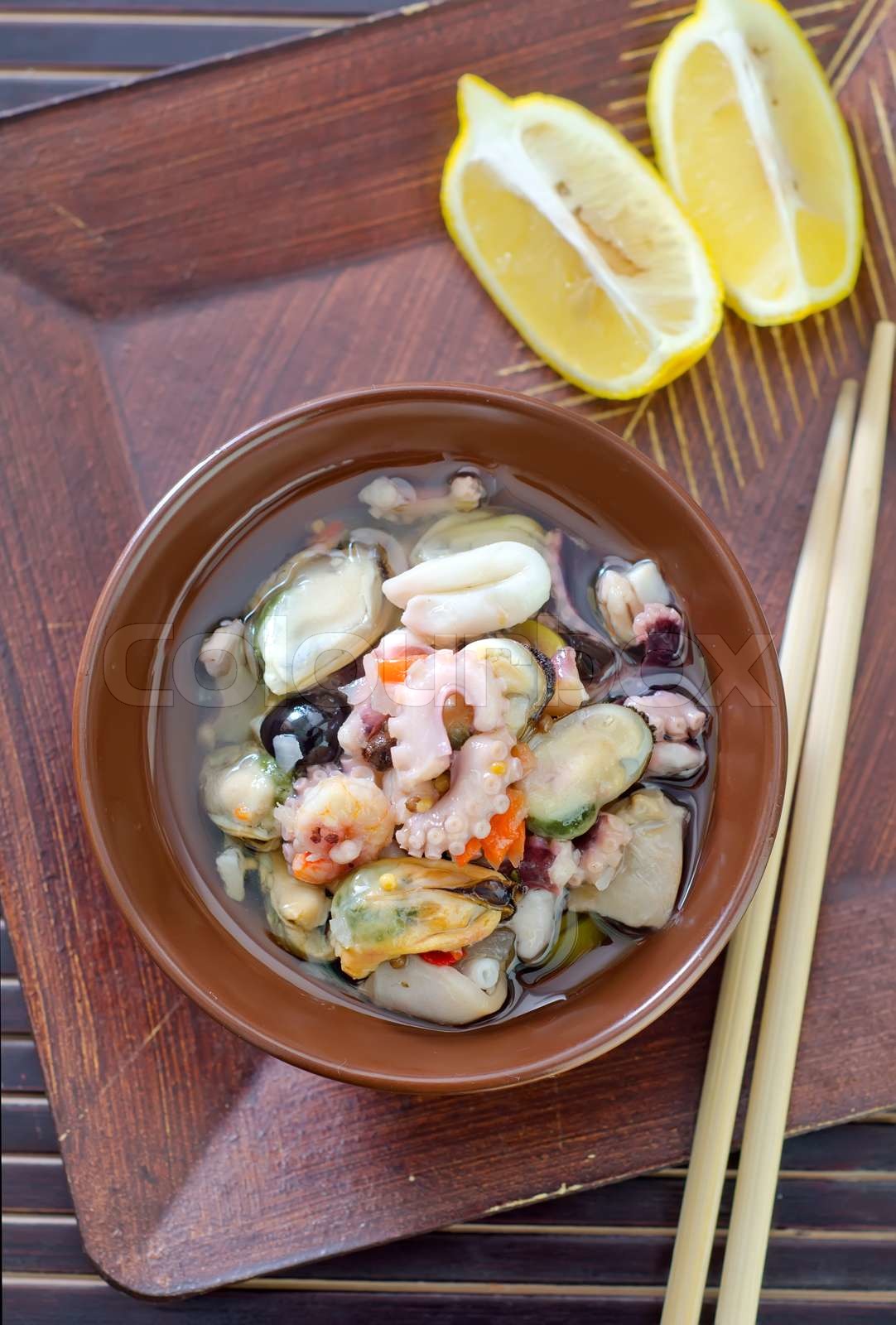 seafood Stock image Colourbox