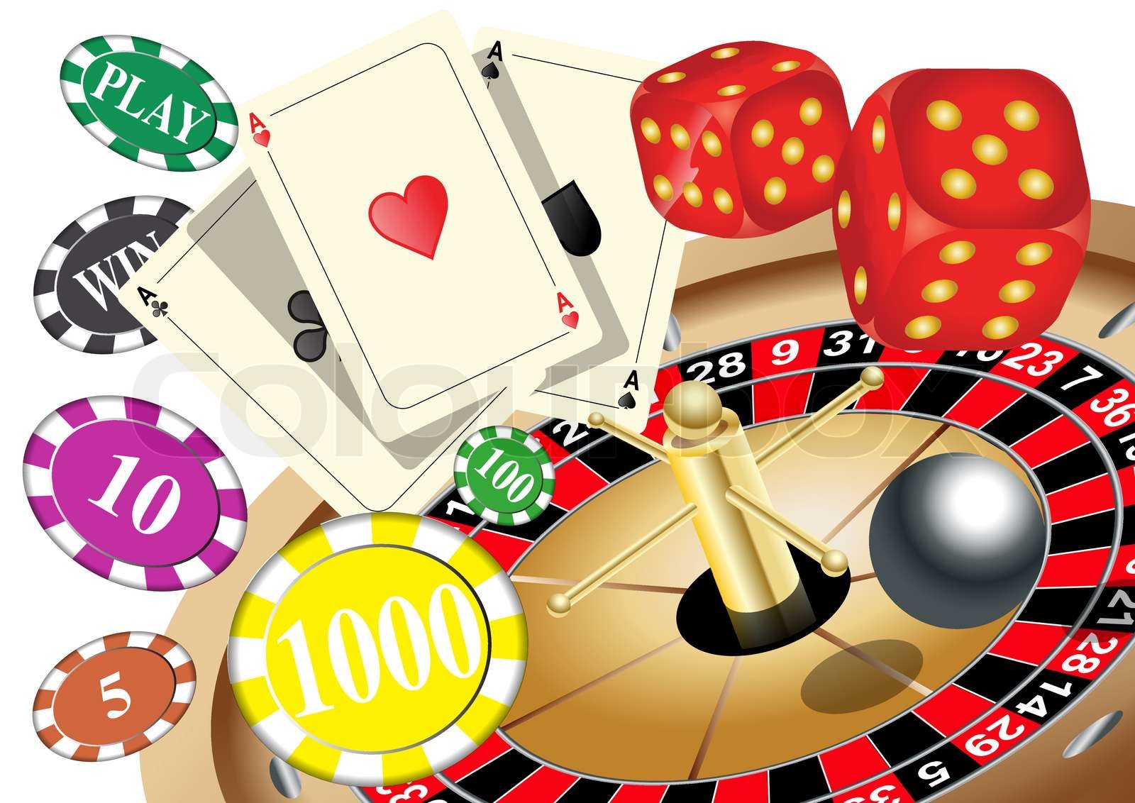 ROULETTE Stock vector Colourbox
