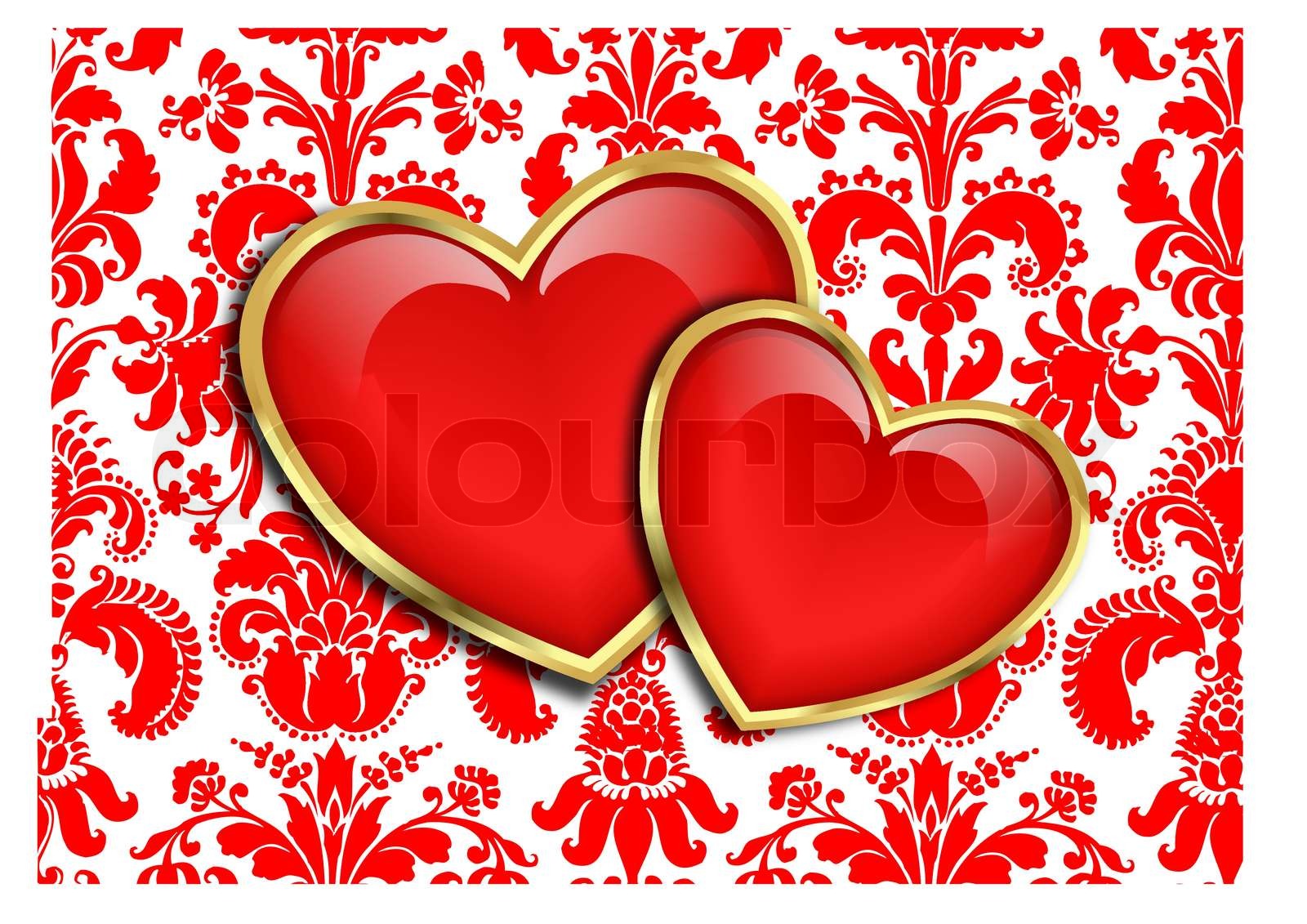 Hearts Stock Vector Colourbox