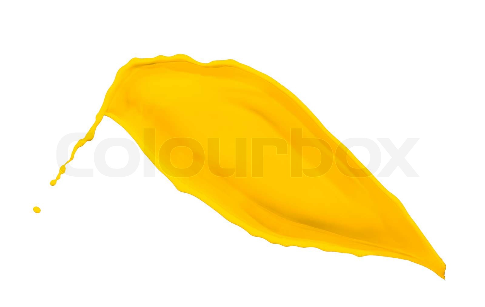 yellow paint splash | Stock image | Colourbox
