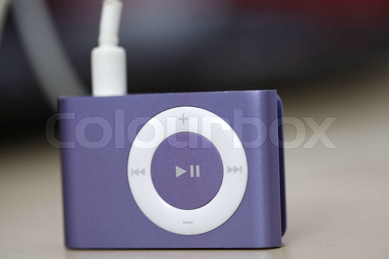 Modern mp3 player Stock image Colourbox