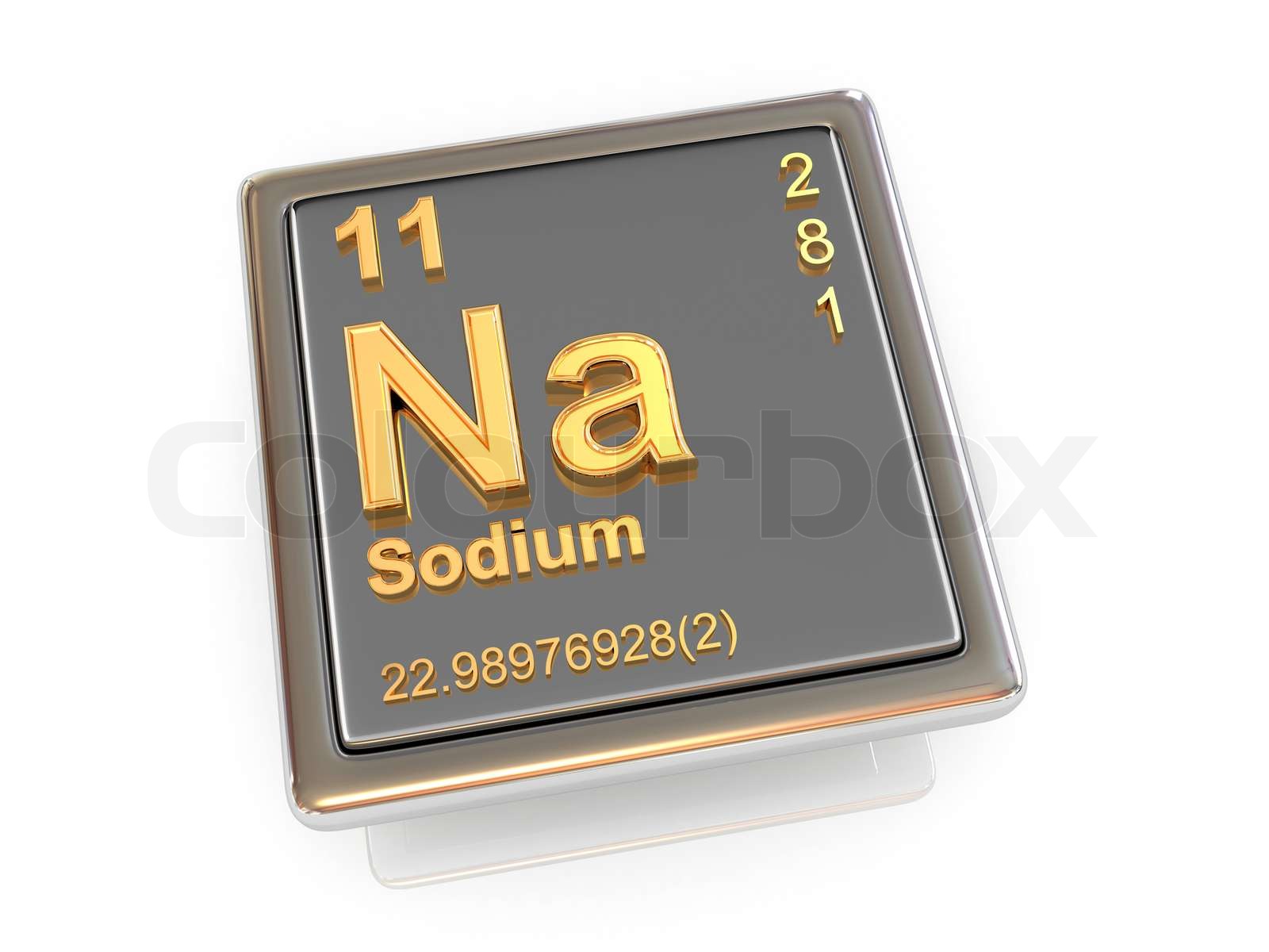 Sodium Chemical element | Stock image | Colourbox