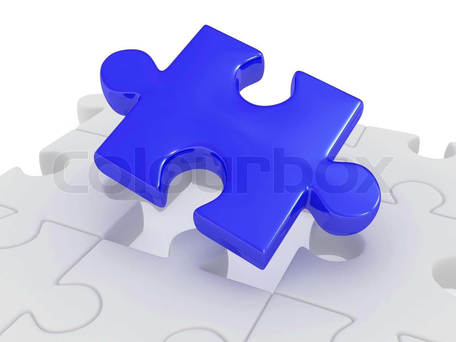 puzzle Stock image Colourbox