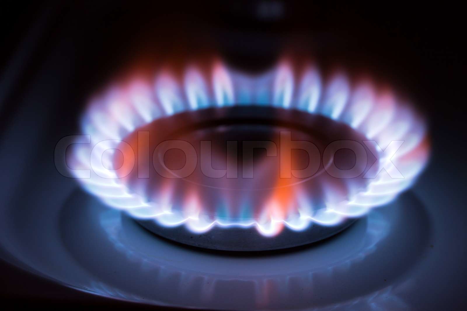 fire gas Stock image Colourbox