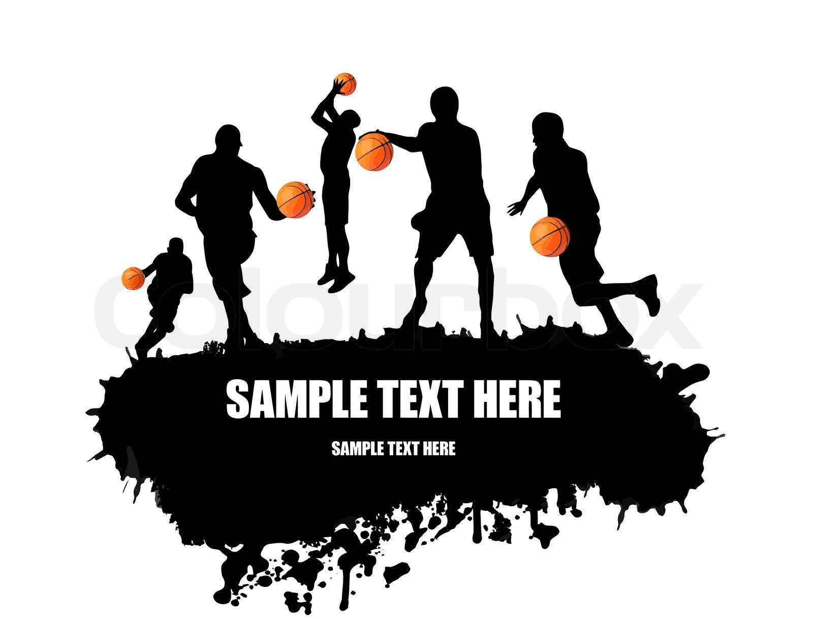 basketball plakat | Stock vektor | Colourbox
