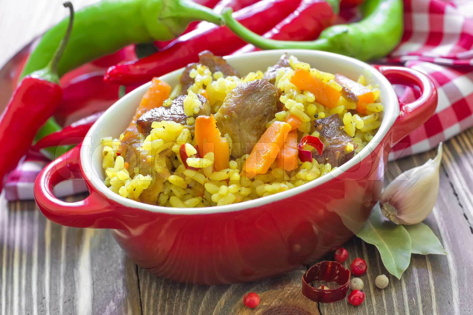 Pilaf Stock image Colourbox