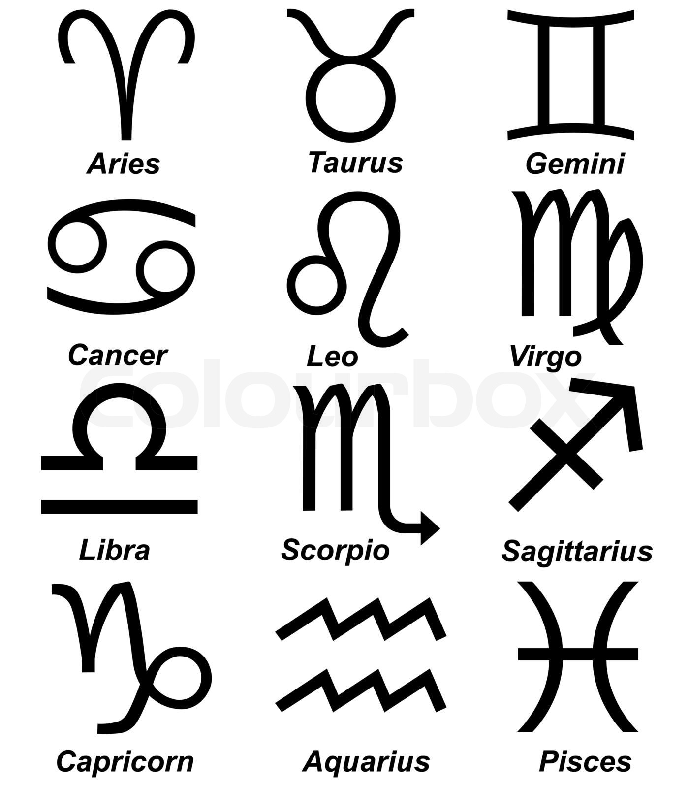 Sternzeichen | Stock Bild | Colourbox