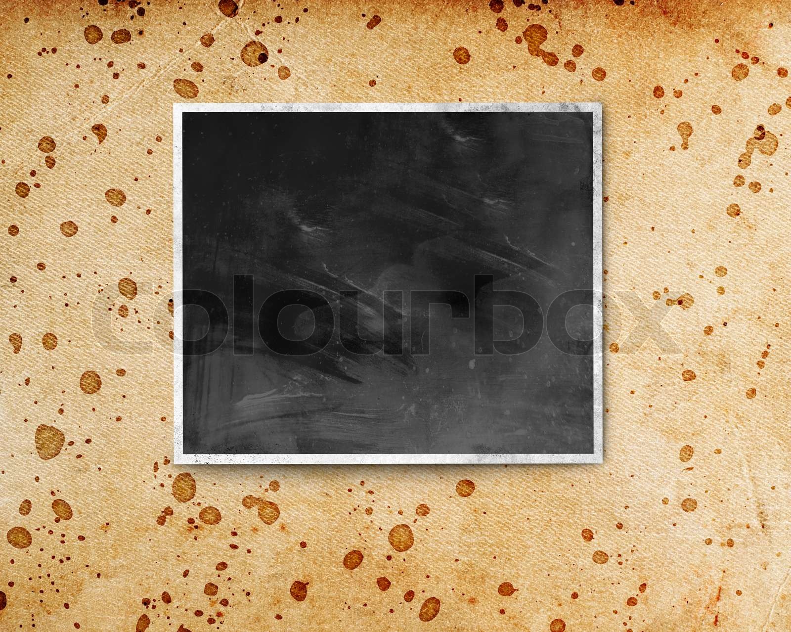 Old photo frame Stock image Colourbox