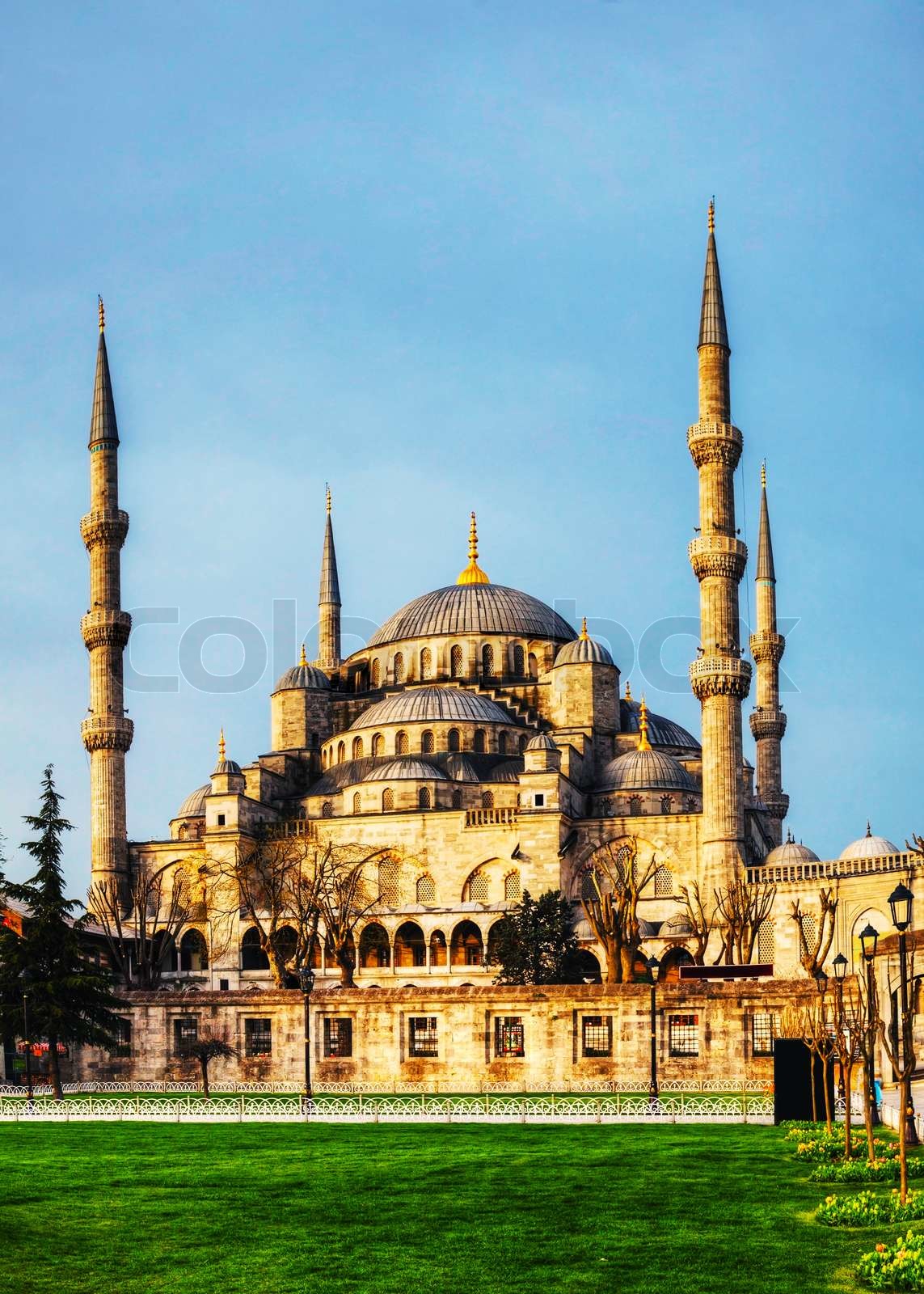 Sultan AhmedMoschee Blaue Moschee in Istanbul Stock Bild Colourbox