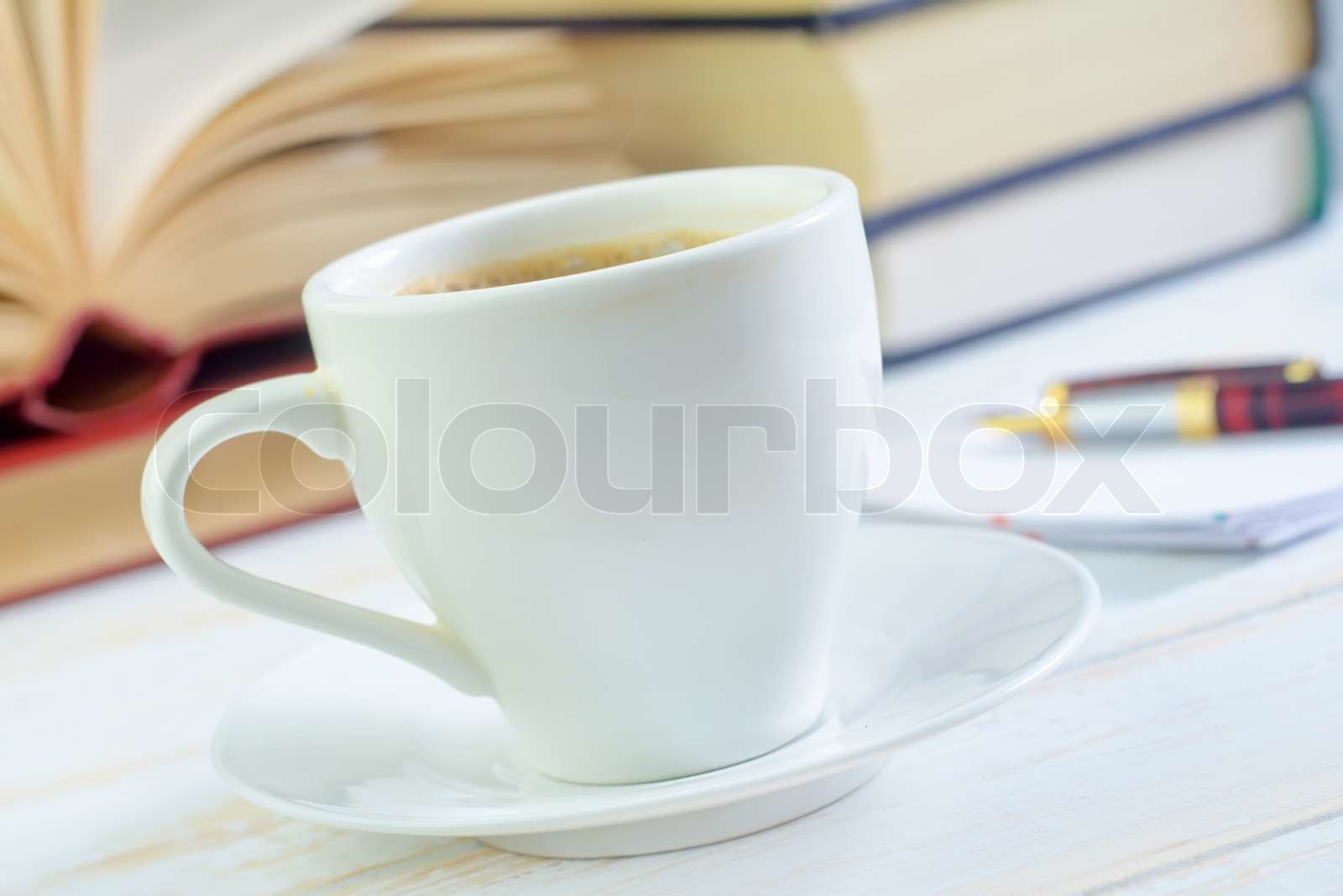 coffee and note | Stock image | Colourbox