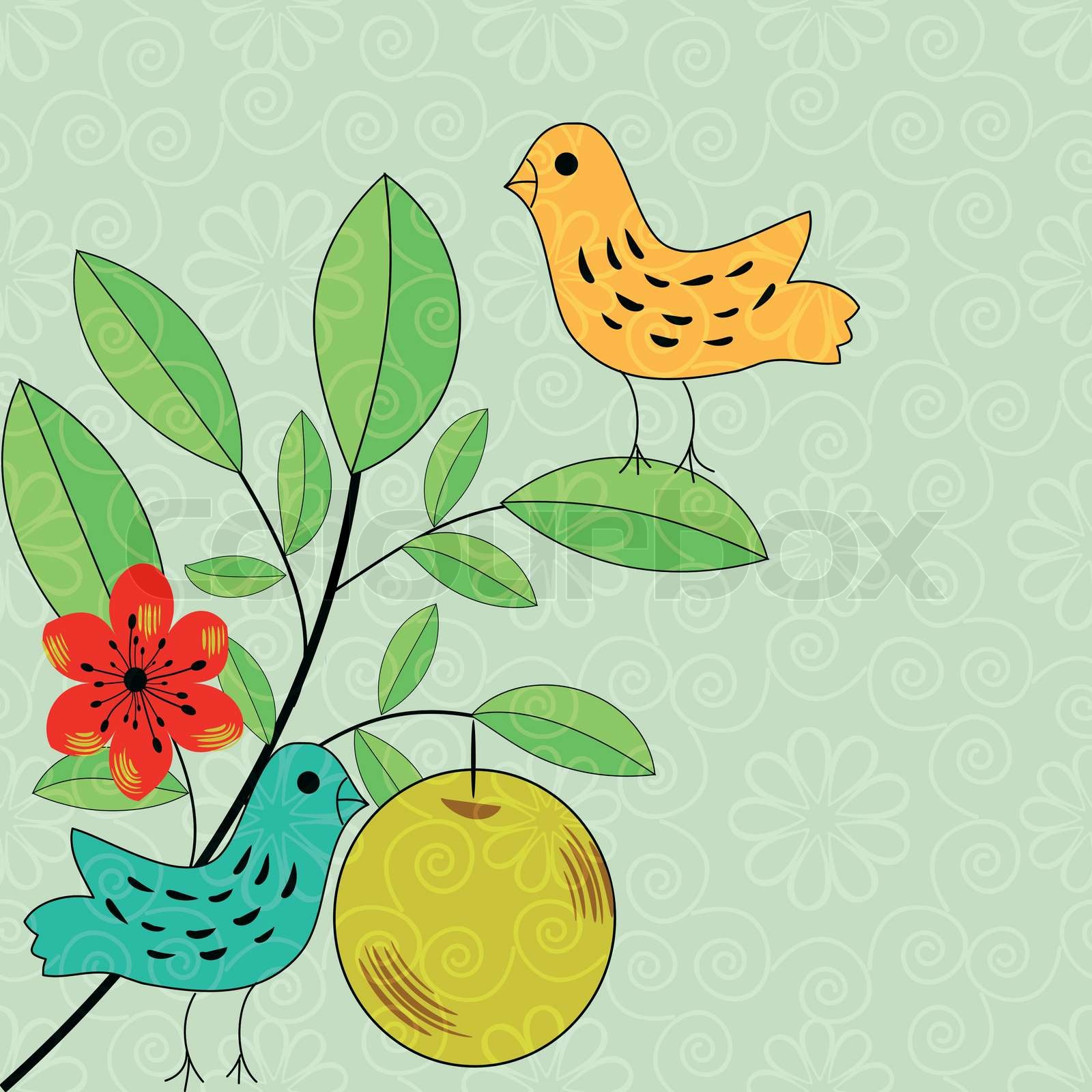 Greeting card | Stock vector | Colourbox