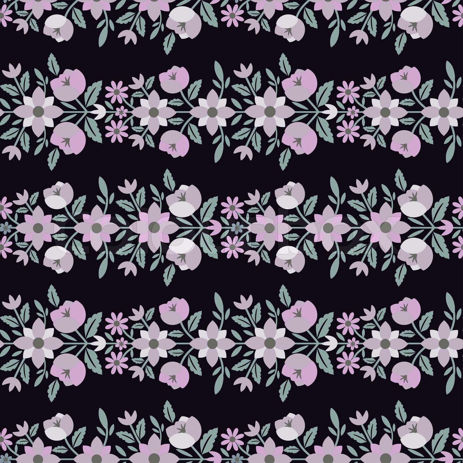 Floral Pattern Stock Vector Colourbox Floral Pattern Stock Vector Colourbox