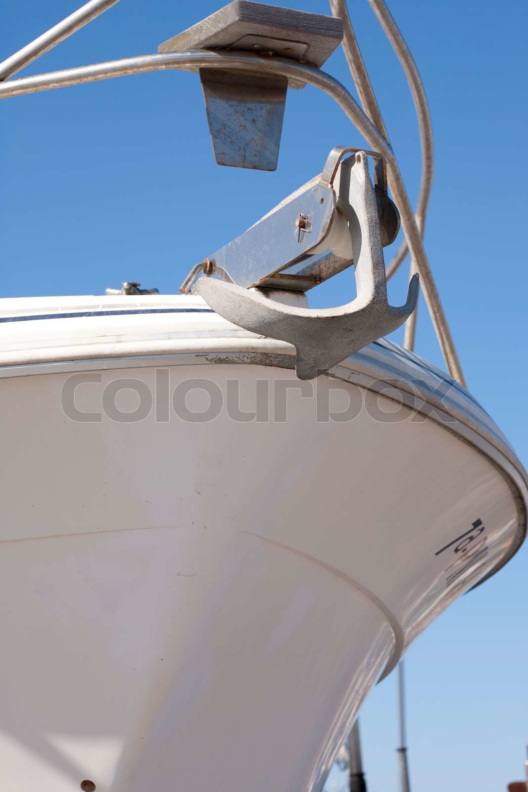 Bug eines Schiffes Stock Bild Colourbox