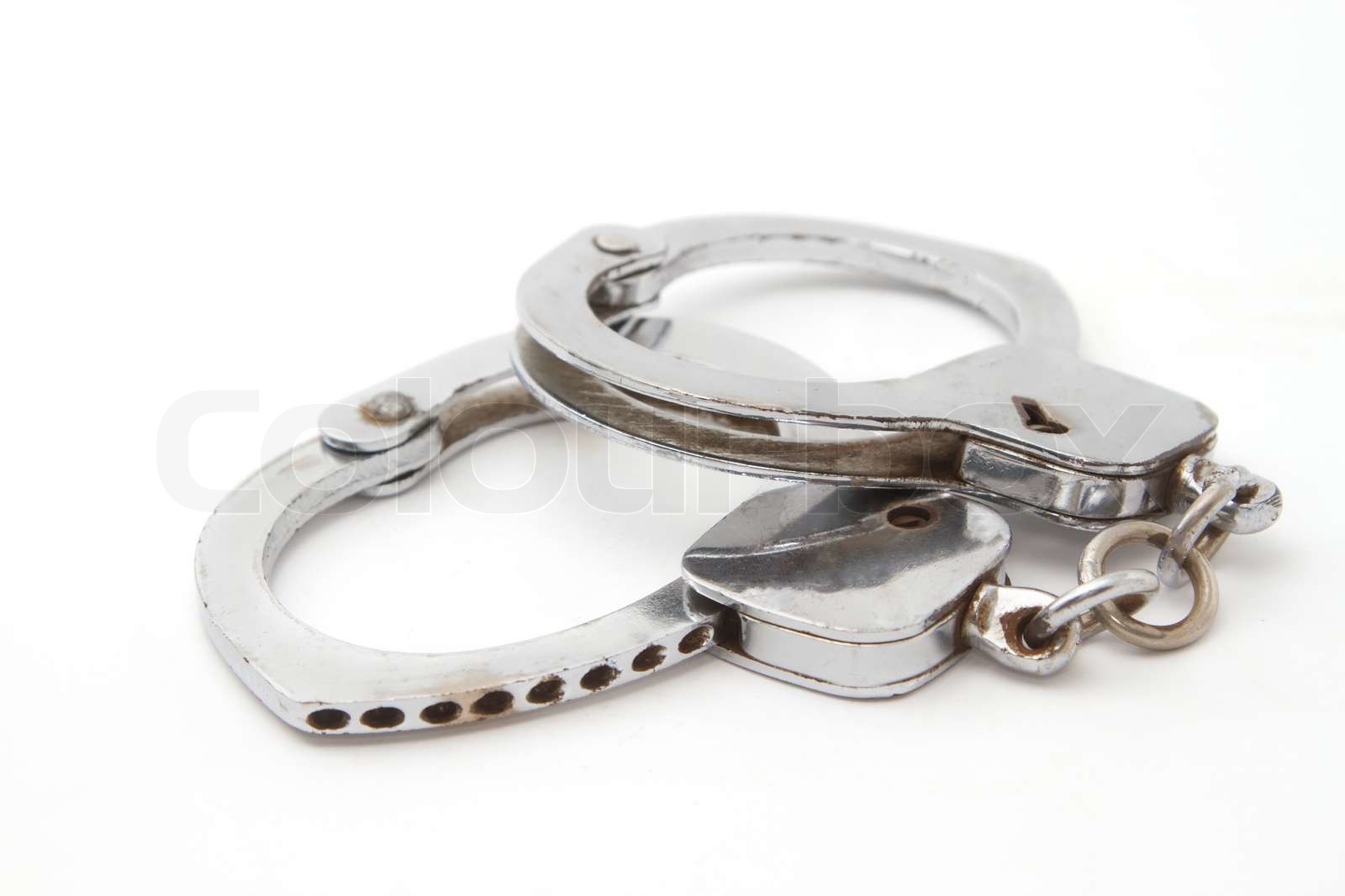 alte Handschellen Stock Bild Colourbox