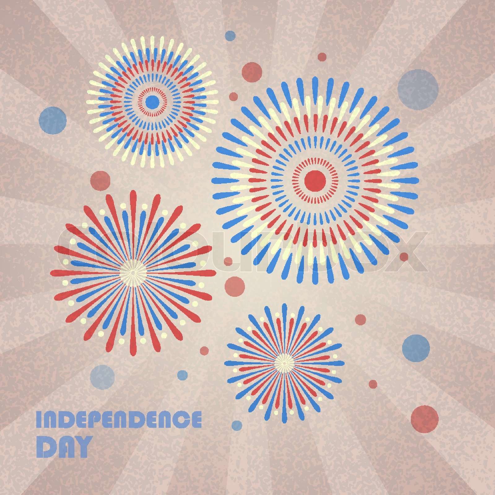 Retrosource Firework Retro Fireworks | Stock vector | Colourbox
