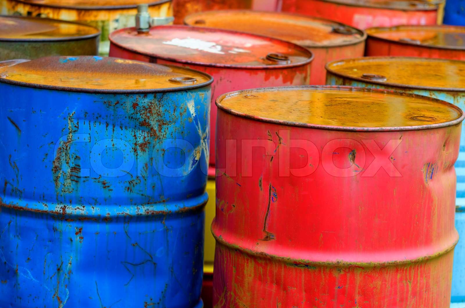 industrial storage Stock image Colourbox