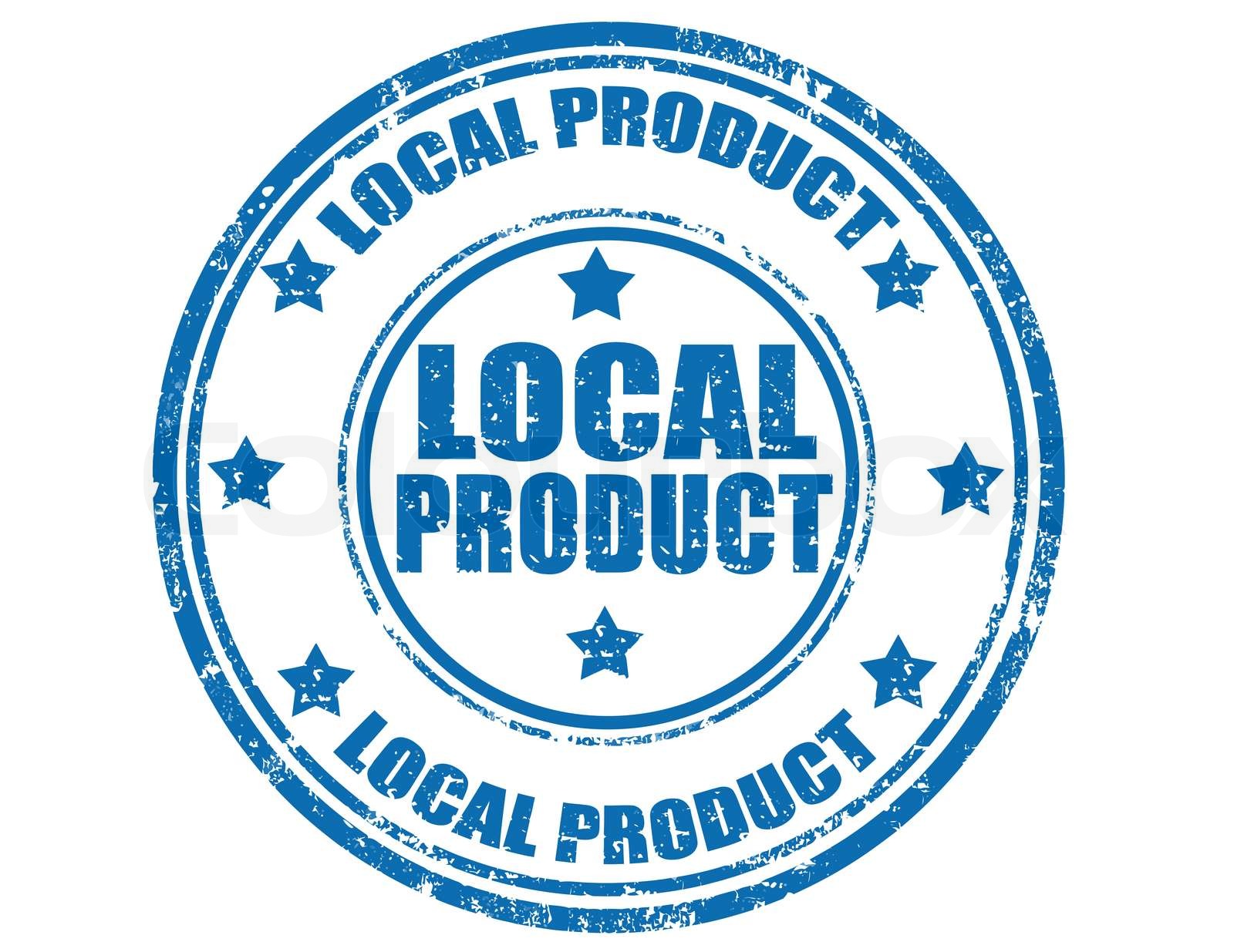 Local product-stamp | Stock vector | Colourbox