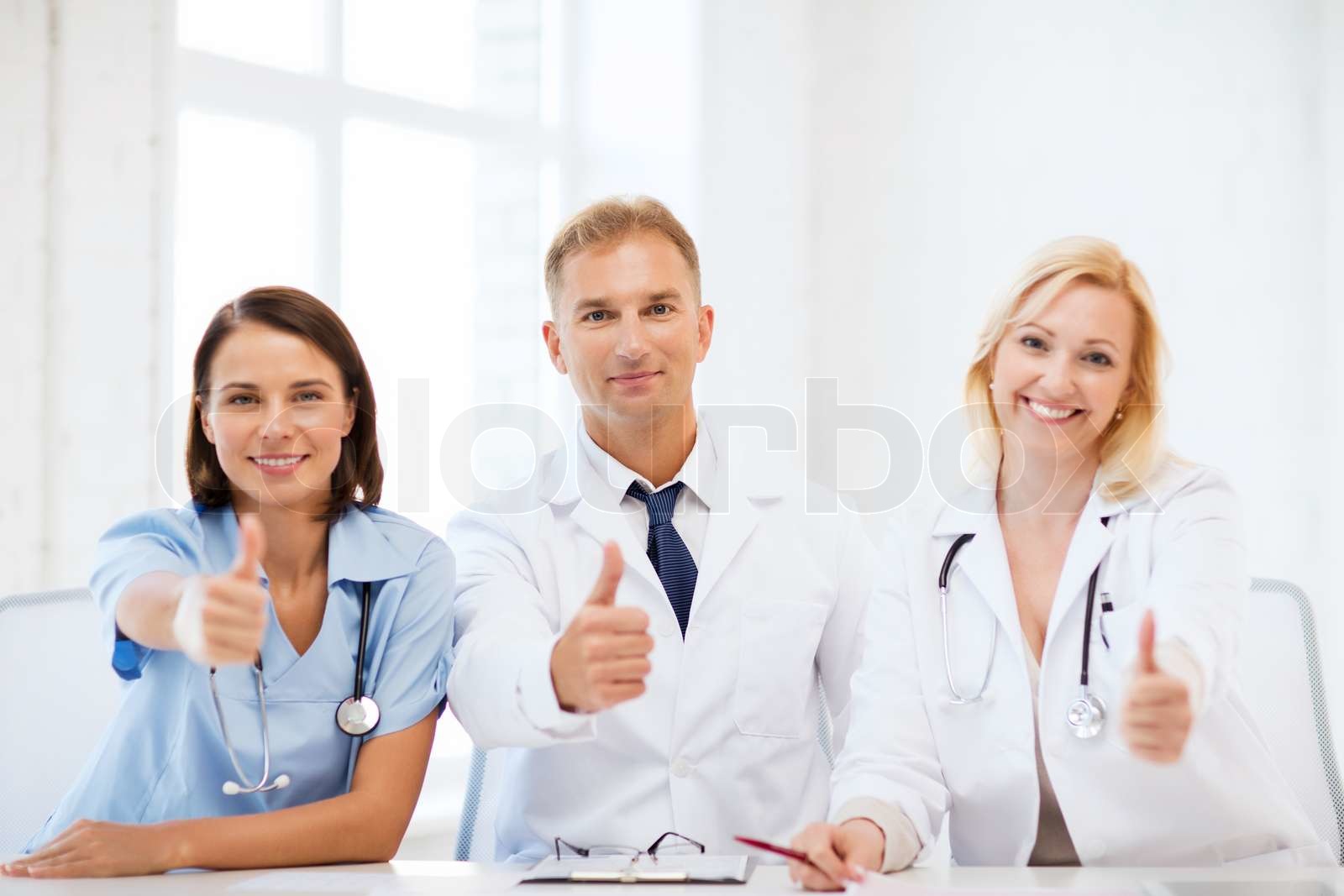 doctors on a meeting | Stock image | Colourbox