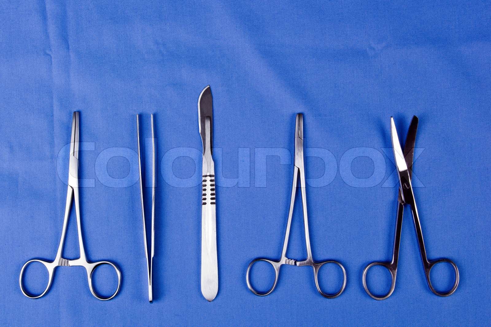 Set of surgical instruments | Stock image | Colourbox