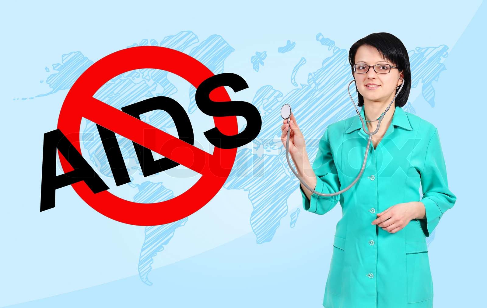 no aids concept | Stock image | Colourbox