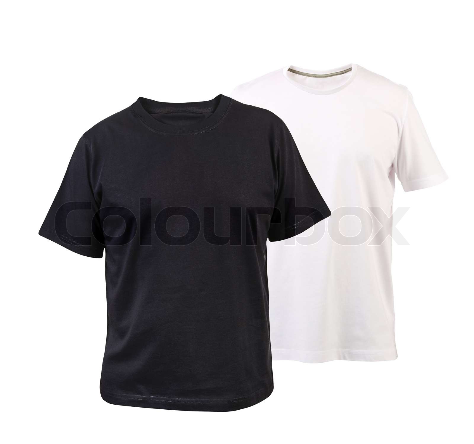Black and white T-shirt | Stock image | Colourbox