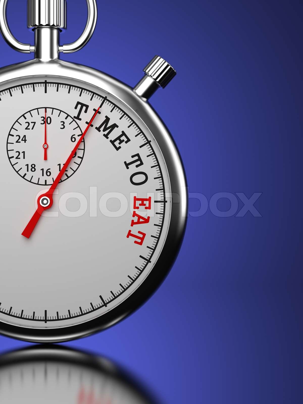 Time To Eat Concept | Stock image | Colourbox