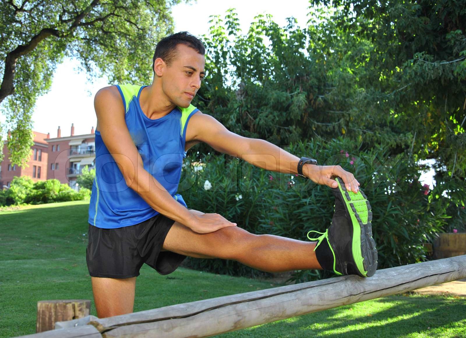 young athlete Stock image Colourbox