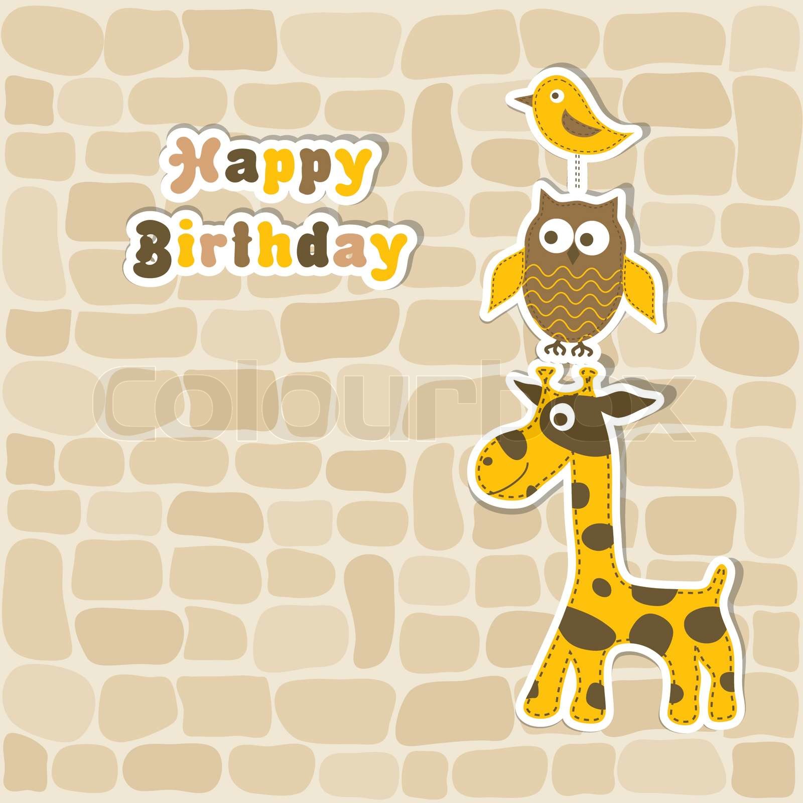 Vorlage Grußkarte , Vektor- | Stock-Vektor | Colourbox