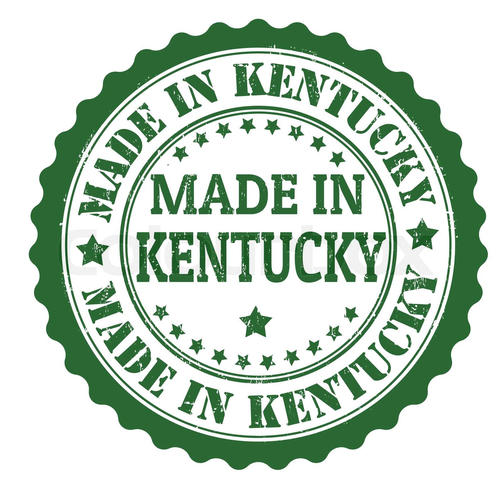 Made in Kentucky stamp Stock vector Colourbox
