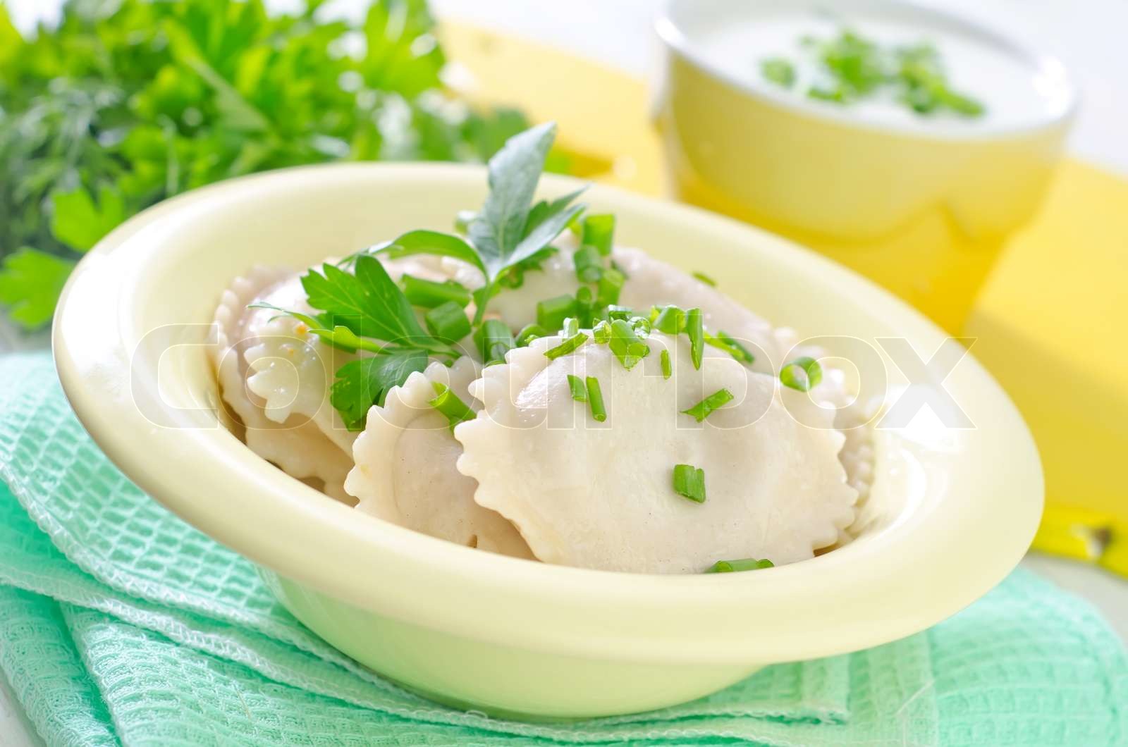 dumplings Stock image Colourbox