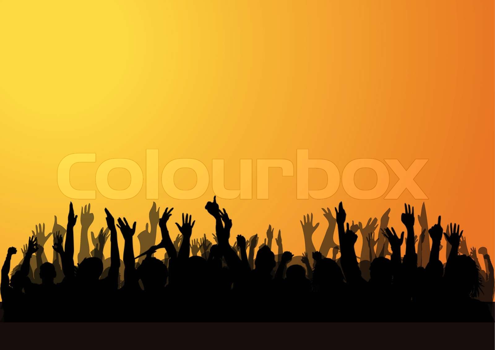 CROWD | Stock vector | Colourbox
