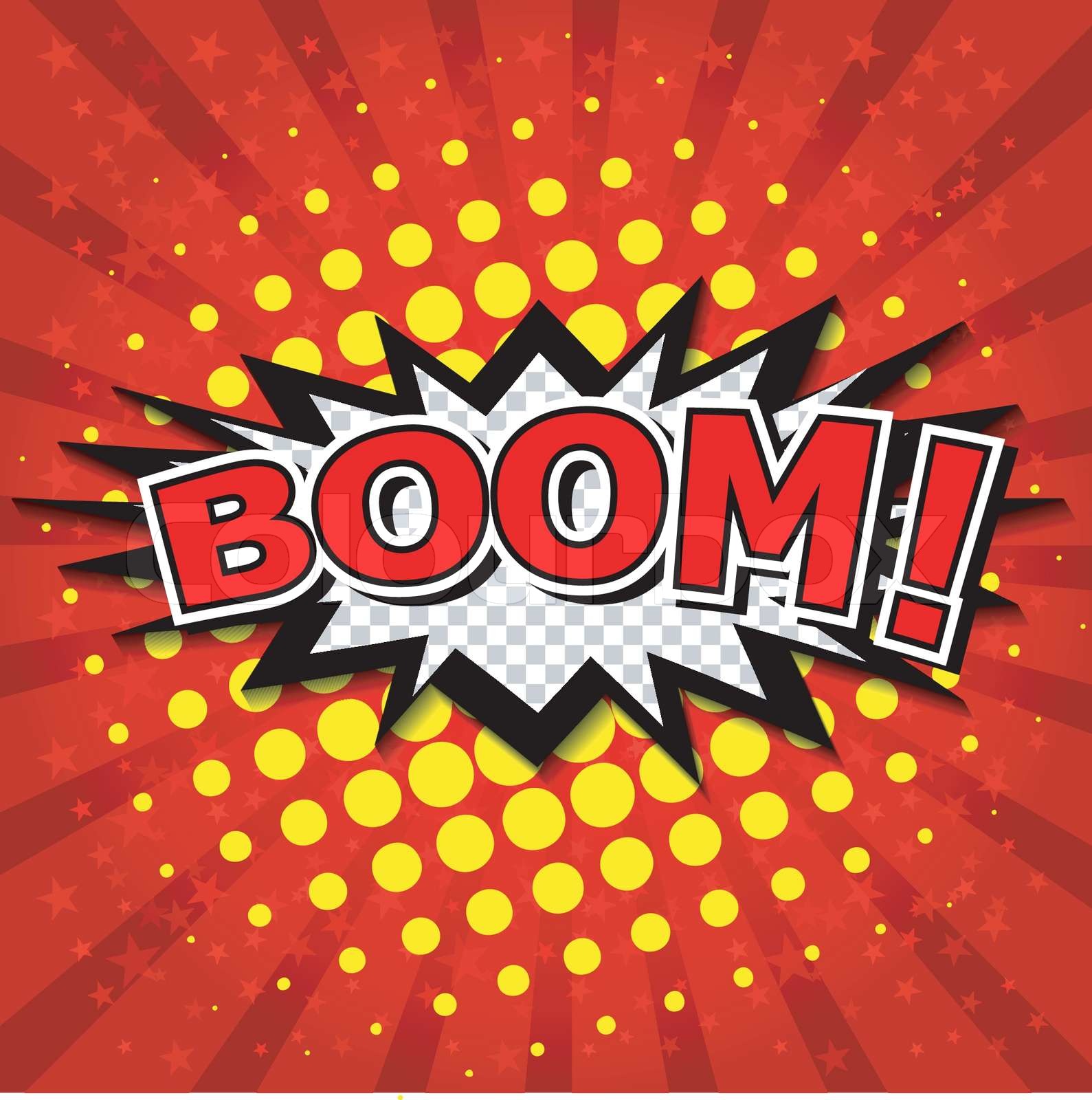 Boom! | Stock-Vektor | Colourbox