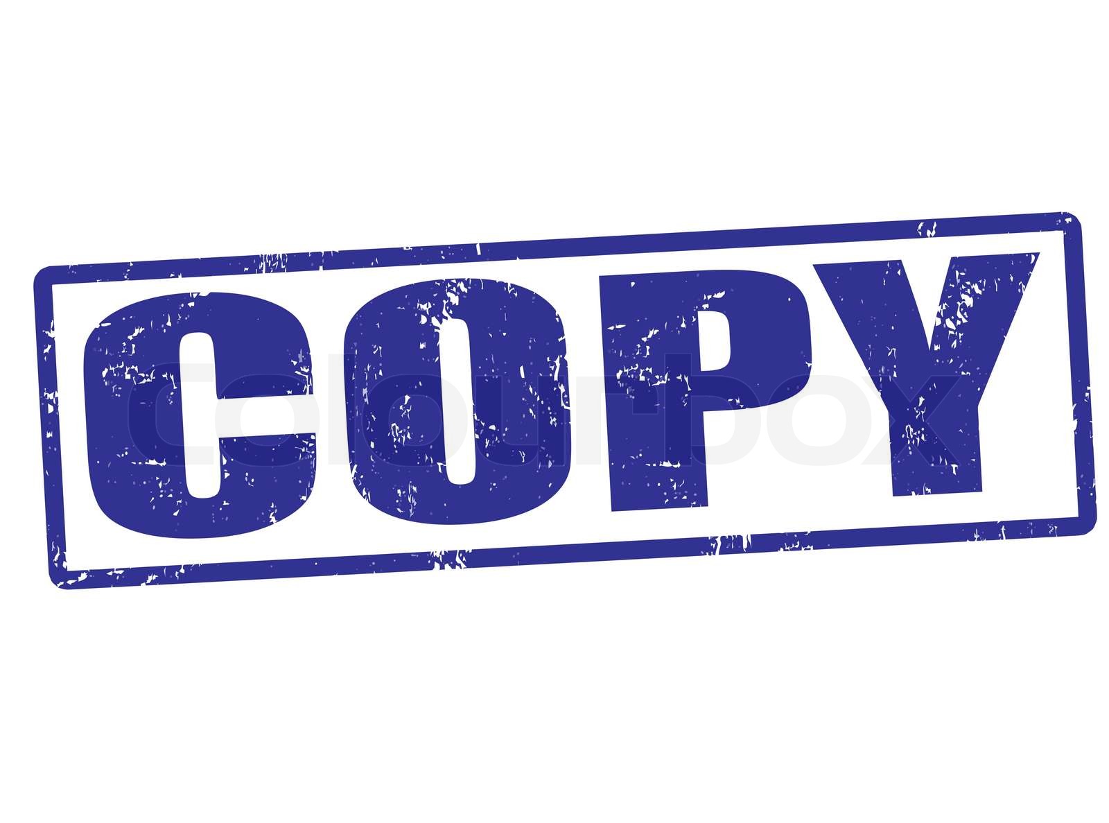 Kopie-Stempel | Stock-Vektor | Colourbox