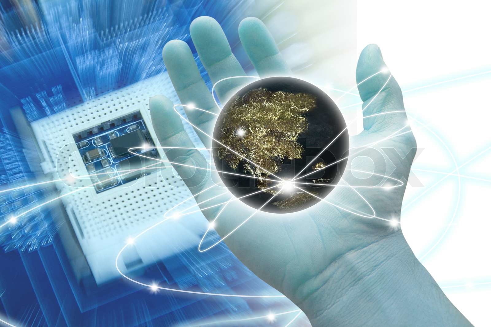 Zusammenfassung Technologie | Stock Bild | Colourbox