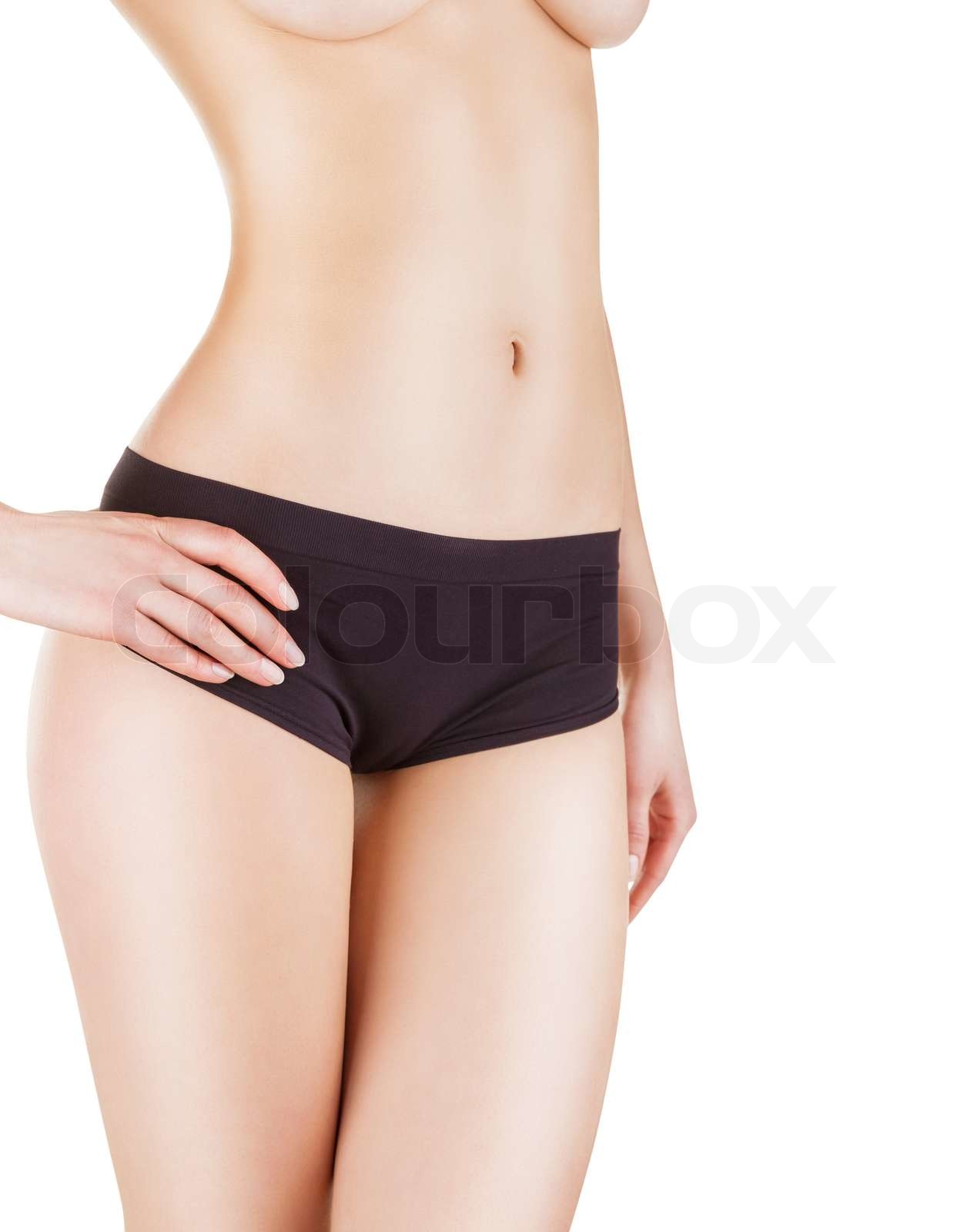 Beautiful female body Stock image Colourbox