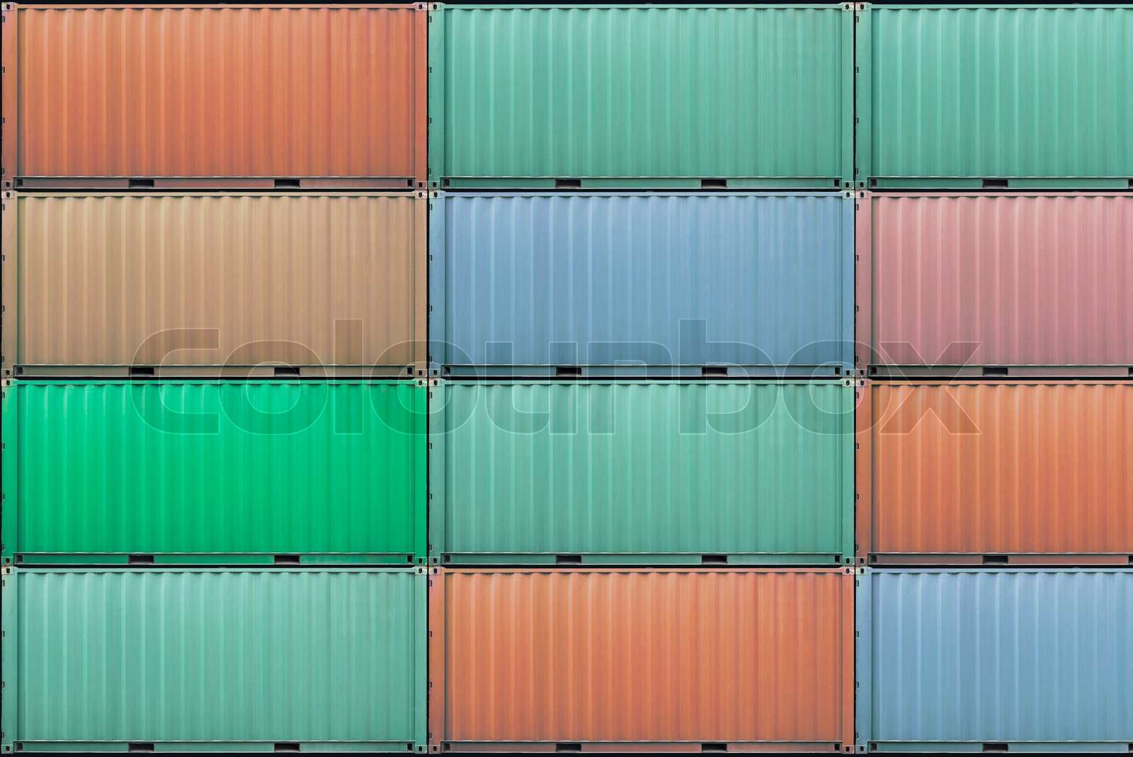 Container Stapel | Stock Bild | Colourbox