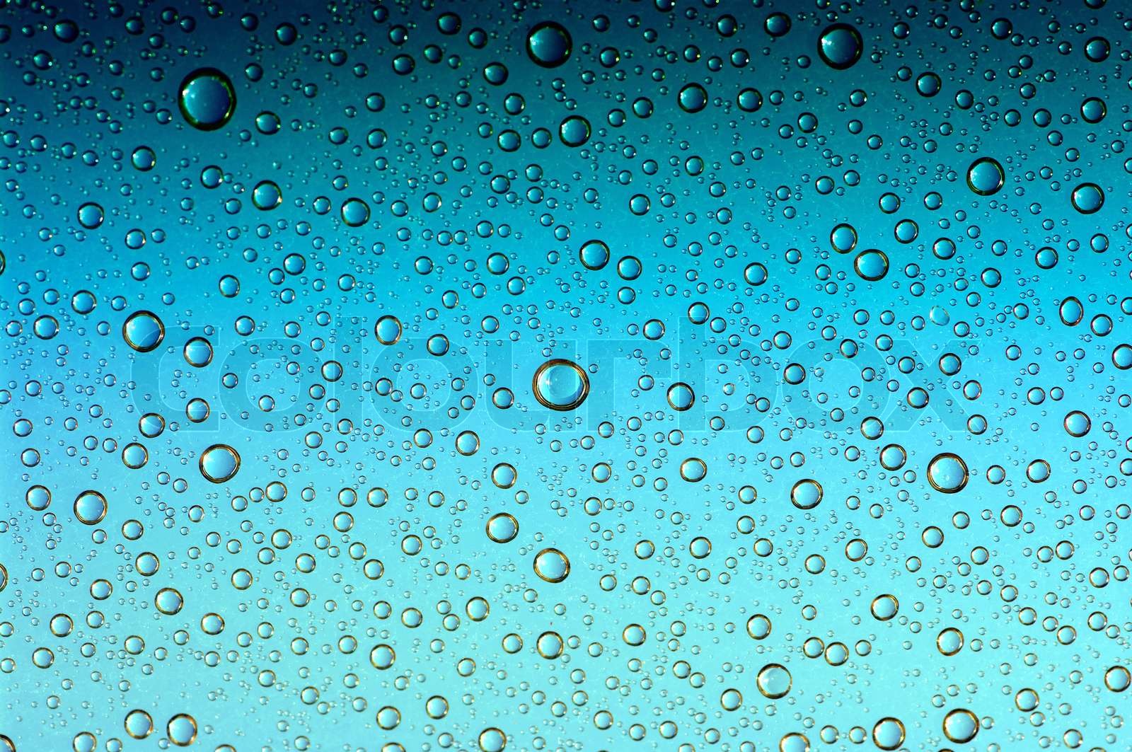 drops on glass Stock image Colourbox