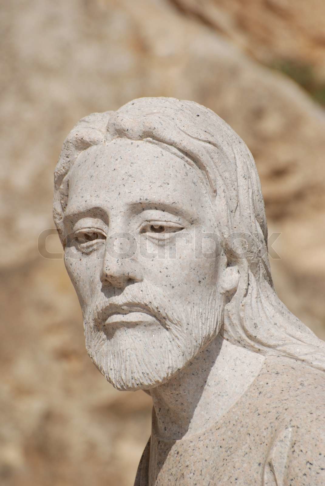 JesusStatue Stock Bild Colourbox