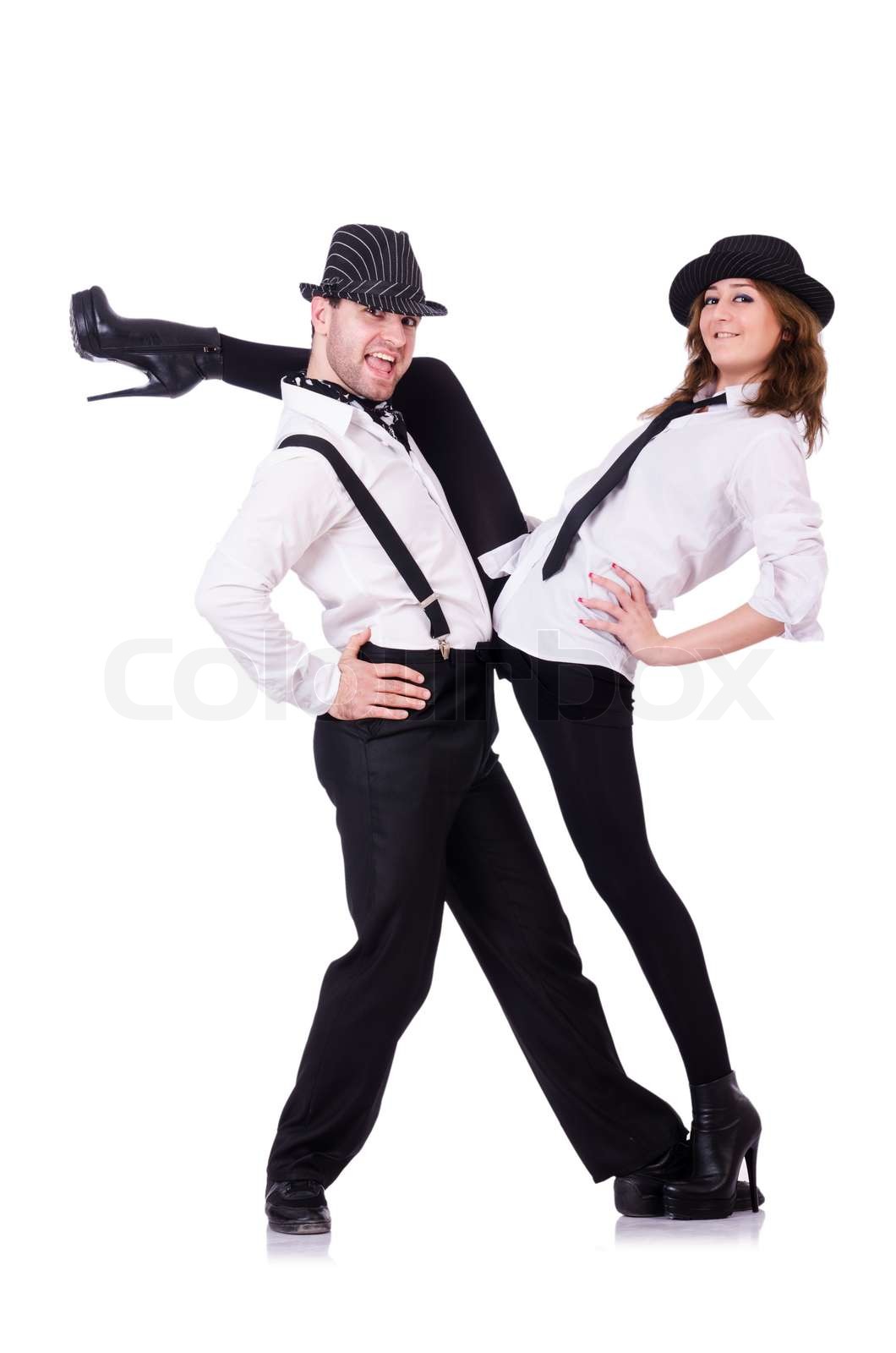 Par dansere danser moderne danse Stock foto Colourbox
