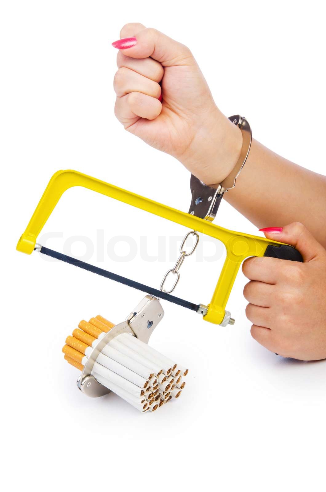 rygning, stop, op | Stock foto | Colourbox