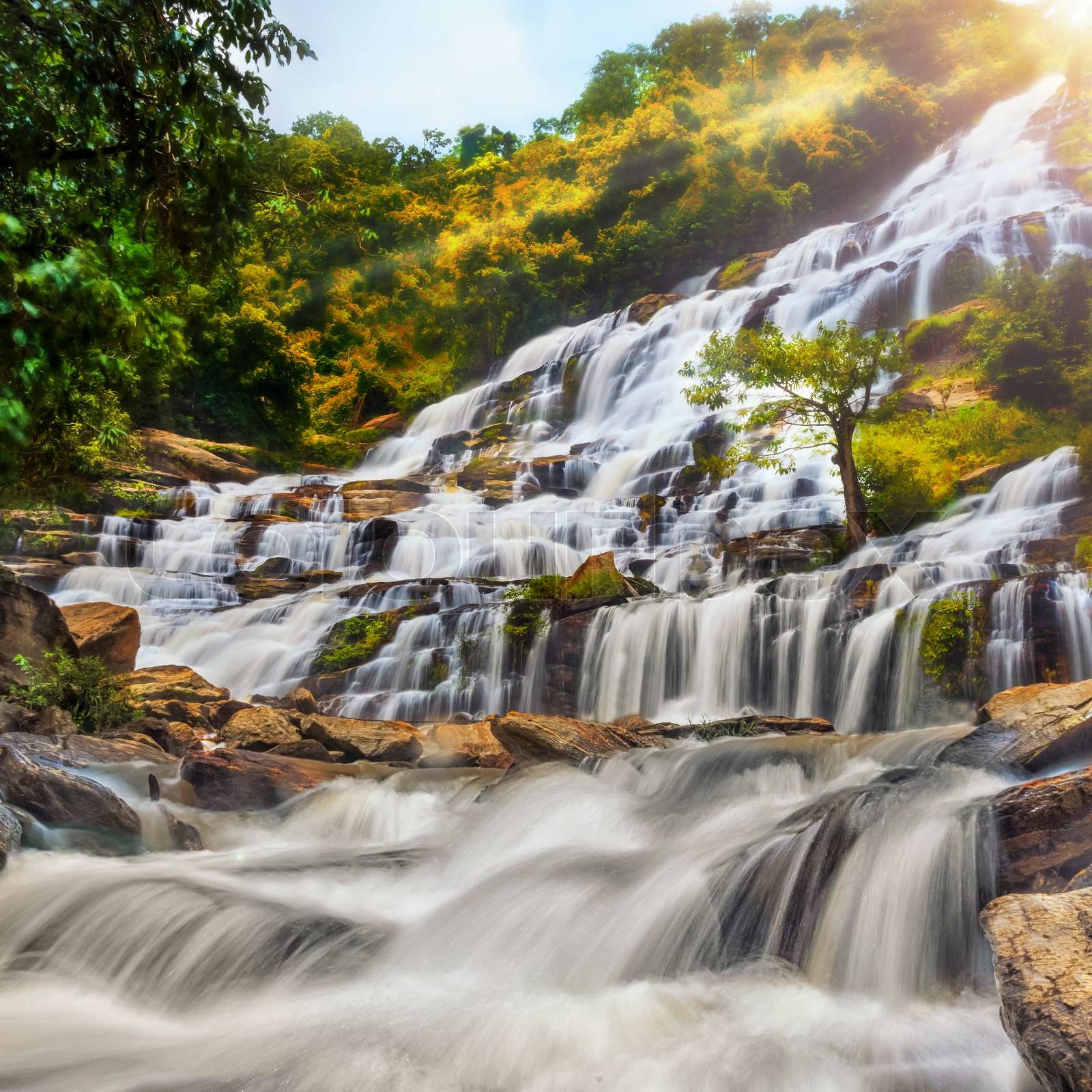 Mae Ya waterfall | Stock image | Colourbox