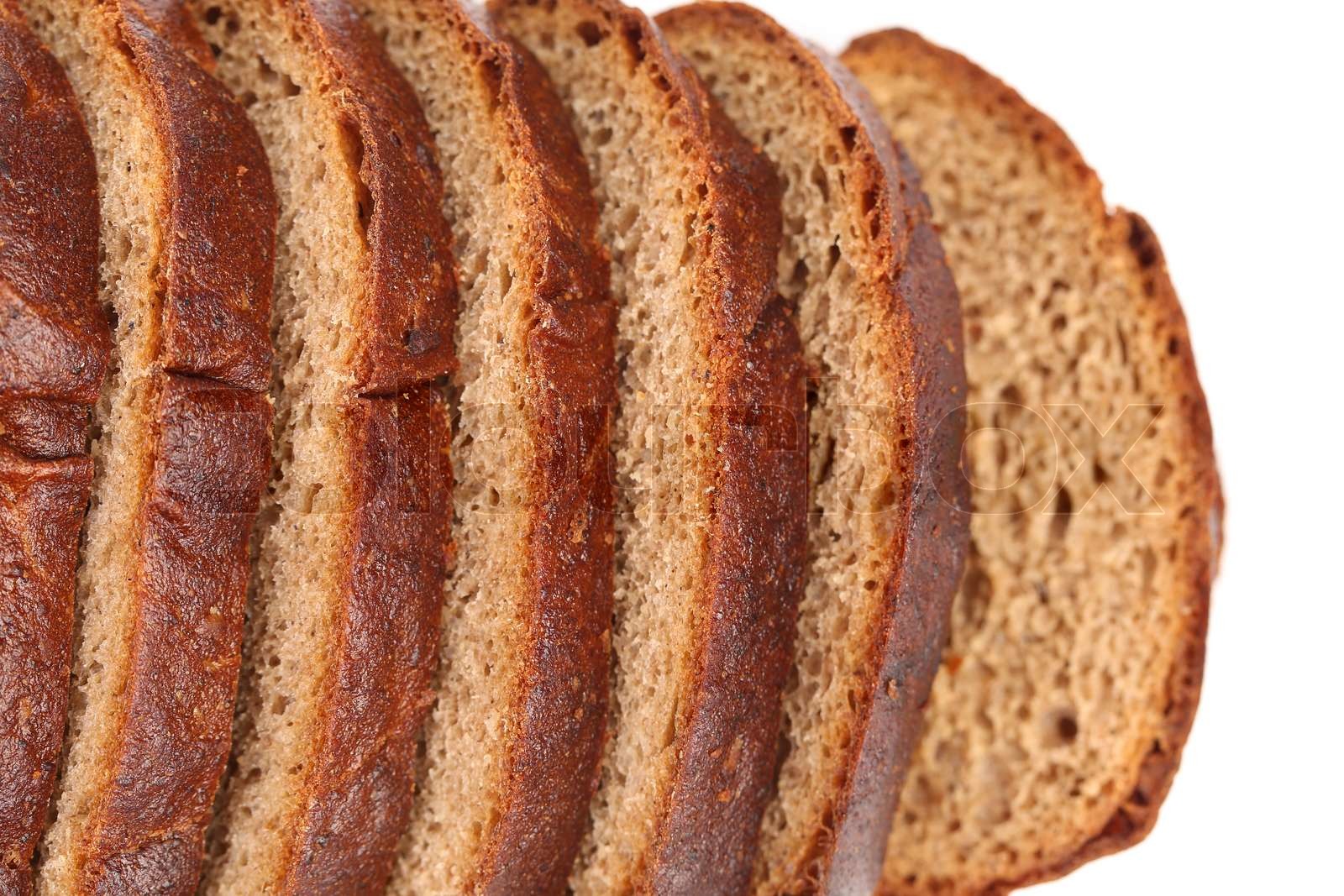 Wie Viel Kalorien Hat Eine Scheibe Schwarzbrot Scheiben Schwarzbrot | Stock Bild | Colourbox