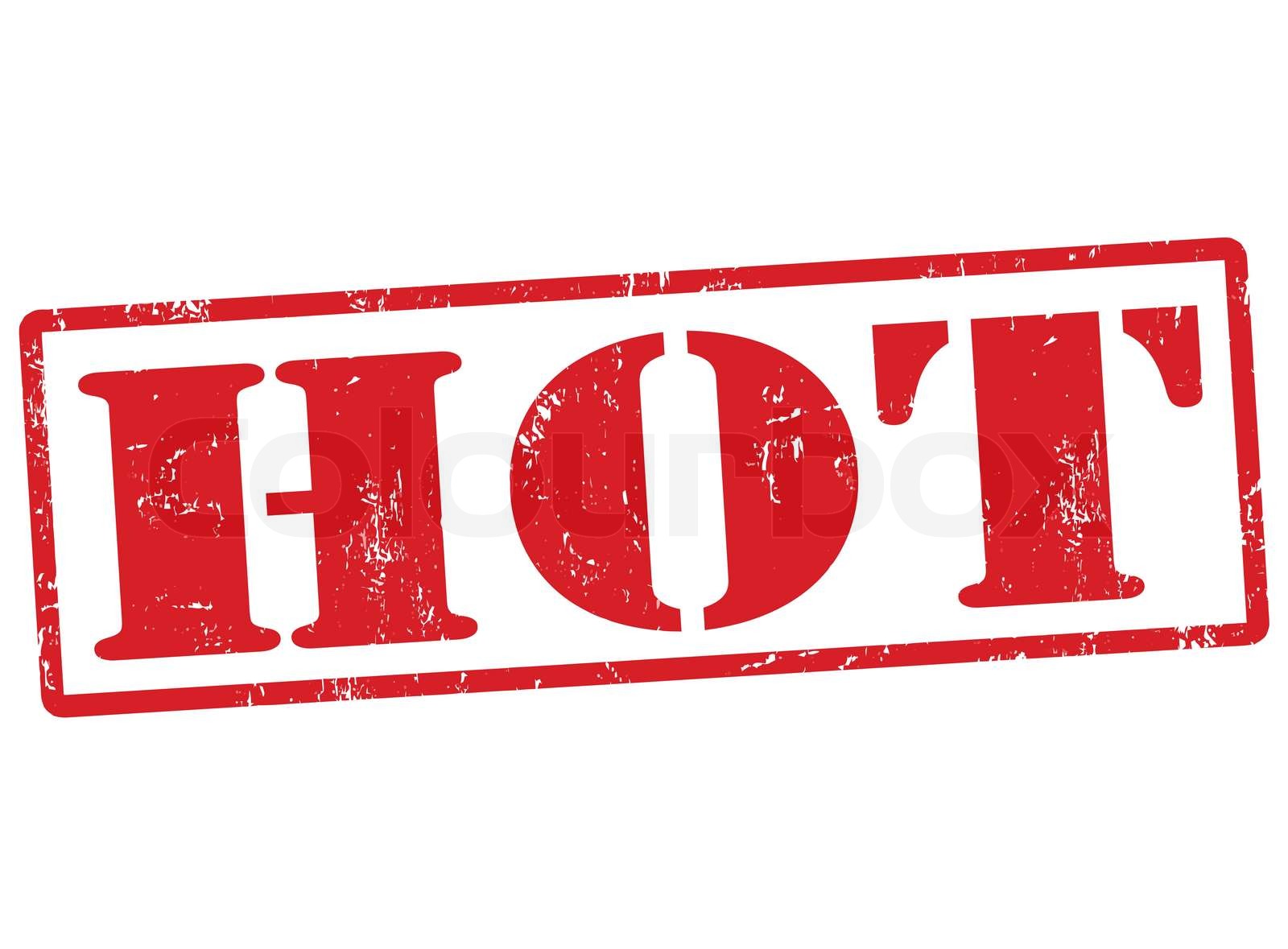 Hot stamp | Stock vector | Colourbox