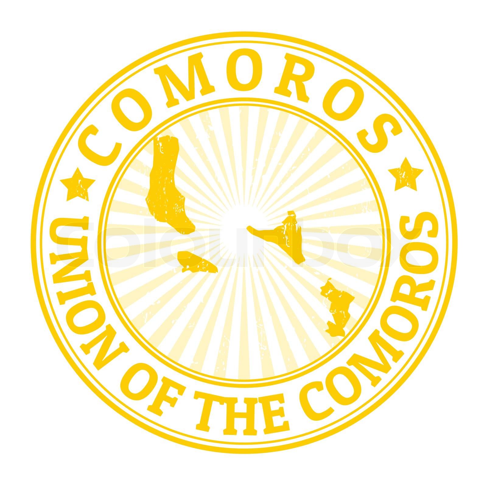 Comoros stamp Stock vector Colourbox