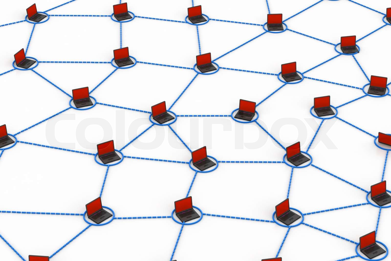 Computer network | Stock image | Colourbox