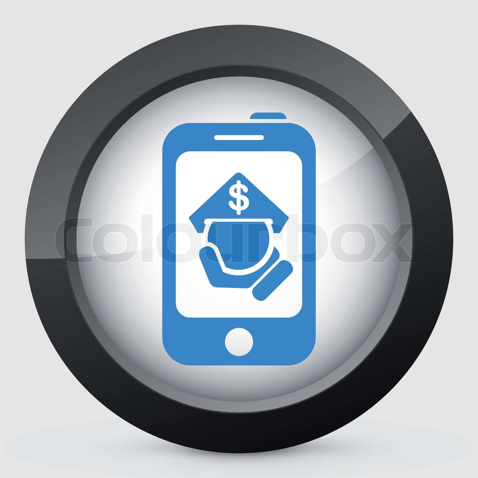 Phone tariff plan Stock vector Colourbox