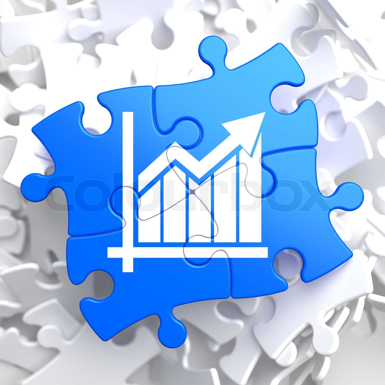 Puzzle Pieces Growth Chart Stock Image Colourbox Puzzle Pieces Growth Chart Stock Image Colourbox