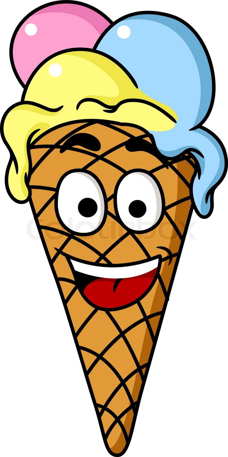 lustige Eis StockVektor Colourbox